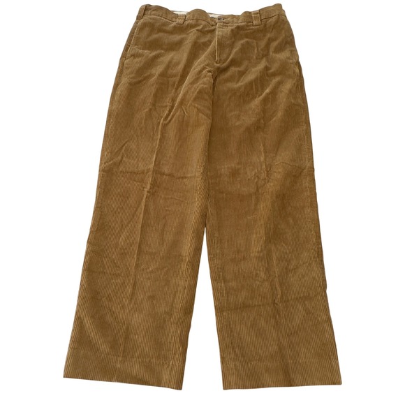 L.L. Bean Other - LL Bean Classic Fit Corduroy Pants Mens 37 Tan Brown Straight Leg 285254